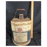 Unico Five Gallon Motor Oil Can