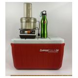 Coleman Cooler, General Electric Food Processor