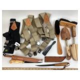 John Deere Suspenders, Horsehair Brushes, Fish Fil