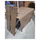 Drop Leaf Dining Room Table With 2 Leafs Table