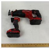 Craftsman V20 Reciprocating Saw, Work Light