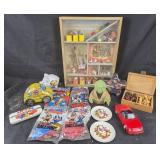 Disney M&M Model Car, Yoda Figure, Collectibles +