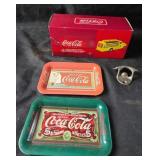 Coca-Cola Trays, Bottle Opener, 1953 Ford Truck