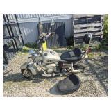 APC Mini Chopper Gas-Powered Motorcycle Featuring