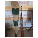 Wood Stock BB Rifle With Canvas Case