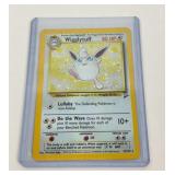 Pokï¿½mon vintage holographic Wigglytuff card