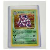 Pokï¿½mon vintage holographic shadowless Nidoking