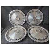 Ford Hubcaps With Crest Center Emblem