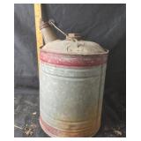 Metal Gasoline Can With Pour Spout