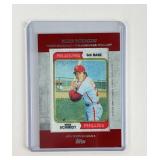 Mike Schmidt Topps Baseball Card Patch