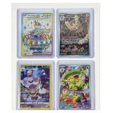 4 Pokï¿½mon full art cards