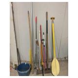 Tools, axe, oar, rake, golf club