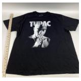 2Pac Graphic T-Shirt XXL Black