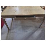 Metal Workbench With Single Drawer