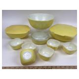Pyrex: Yellow Hostess Servers & Ovenware