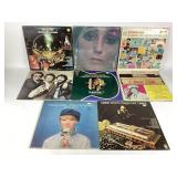 8 vinyl records: Cher, Beach Boys, Three Dog
