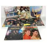 8 vinyl records: Surpertramp, America, The Byrds,