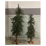 Artificial Pine Trees With Pinecones