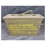 Metal Ammo Can .30 Cal M2 Linked Cartridges