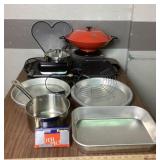 Presto Electric Griddle, Porcelain Wok, Heart Cook