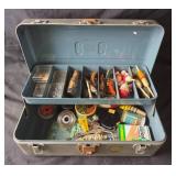 Union Steel Tackle Box With Fishing Lures