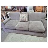Sleeper Sofa - Mattress Area Is 65 in. Suede