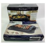 West Bend Electric Skillet, Elite Cuisine Indoor G