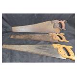 Stanley, Hand Saws with Wooden Handles