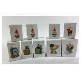 Hallmark Keepsake Ornaments Santa, Reindeer +