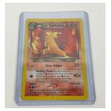 Pokï¿½mon vintage holographic dark Typhlosion card