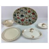 Homer Laughlin, and a Daher Decorated Ware metal