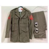 Marine Corps Uniform, Corporal Chevrons, Sergeant