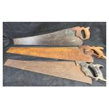 Wood Hand Saws with Wooden Handles