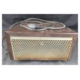 Brown Electric Heater With High-Low Switch