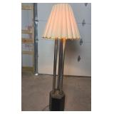 Metal Floor Lamp With Hexagonal Base