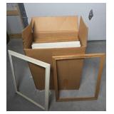 14 Wooden Picture Frames Oak & Painted White