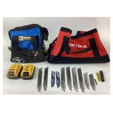 Craftsman Tool Bag, Kobalt Bag, DeWalt Batteries