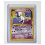 Pokï¿½mon vintage Mew promo card