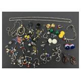 Silver Tone & Variety Jewelry Collection: