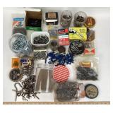 Hardware: Eye Hooks, Nail Anchors, Screws, Glass J