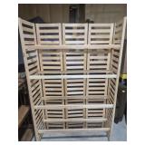 Woodland Marketing Wood Display Rack NIB -