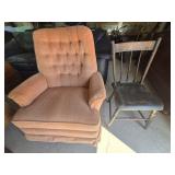 Rocking Side Chair & Wood Chair