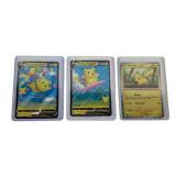 Pokemon Cards Flying Pikachu V, Surfing Pikachu V,