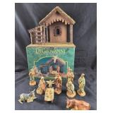 DiGiovanni Heirloom Nativity Set With Barn