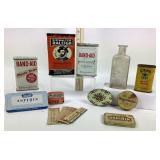 Medicine, Advertising, Tobacco Tins, & Bottle