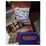 Board Games Including Stratego, Battleship, Upword
