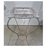 Cast Iron Plant Stand 2 Tier 13 in. Across & 29
