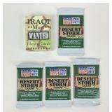5 Sealed Card Packs: Iraq's Most Wanted Playing