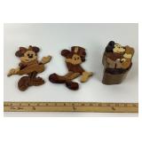 Wooden Mickey Mouse Hanging Decor, Puzzle Box
