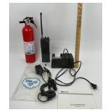 Kidde Fire Extinguisher & ICOM Radio Transceiver